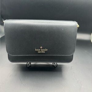 Kate Spade Sleek Black Crossbody Bag